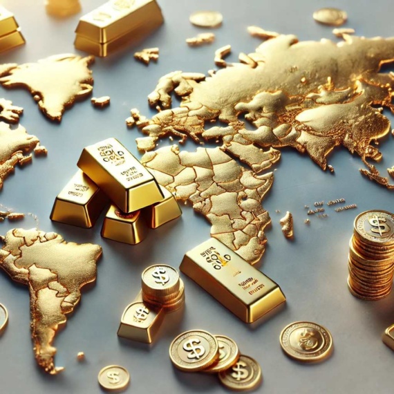 Státy a jejich zásoby zlata